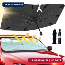 2026 Windshield Sun Shade Umbrella, Foldable Car Umbrella Sunshade with UV Block