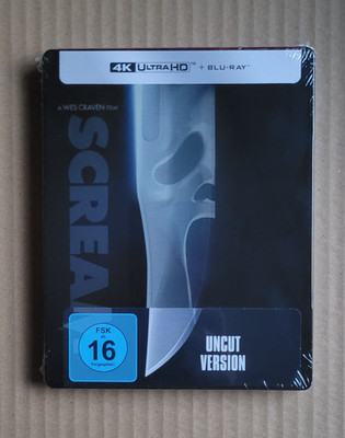 SCREAM - Steelbook 4K UHD + BLU-RAY - NEU&OVP - Deutsche VK-Version - Wes Craven