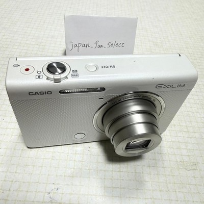 CASIO EXILIM EX-ZR70 White High Speed Digital Camera 12.1MP 6x