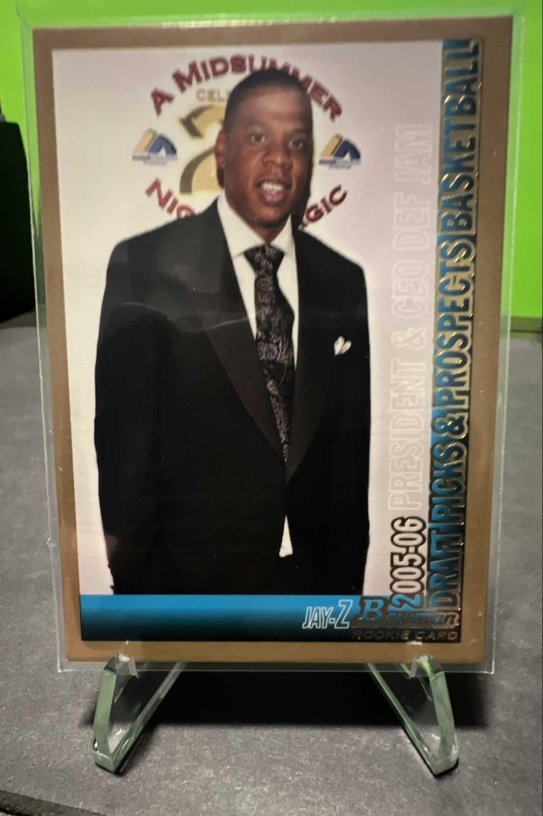 2005 Bowman Draft Picks & Prospects - Jay-Z #151 Gold