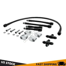 4-Corner Coolant Steam Port Crossover Hose Kits For LS1 LS3 4.8 5.3 5.7 6.0 6.2L