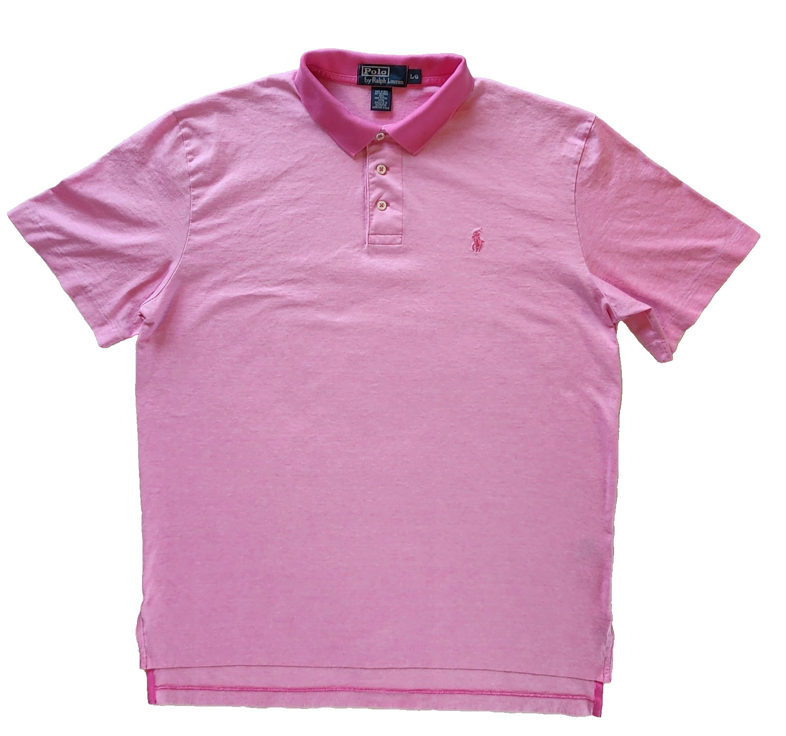 Polo by Ralph Lauren Short Sleeve Shirt Soft Pima Cotton Golf Classic Fit Mens L