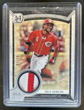 2018 Topps Museum Billy Hamilton Meaningful Material Patch Relics #/50