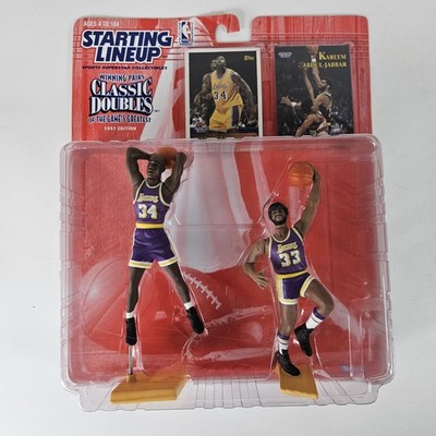 【週末値下げ】NBA スターティングラインナップ 1997 フィギュアセット5点 Starting Lineup 1997 NBA Classic Doubles Shaq and Kareem Abdul