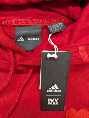 NWT Adidas x Ivy Park IVP Red Heart Hoodie Pullover Unisex Size