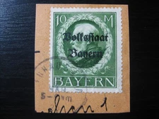 BAVARIA BAYERN GERMAN STATES Mi. #132IA scarce used stamp! CV $72.00