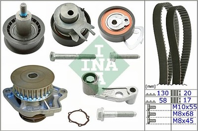 530 0360 30 INA water pump + timing belt kit for SEAT, VW