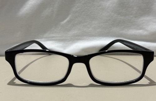 Carter 2.0 Black Reading Glasses +1.25 Rectangular Frame 50-17-148 MS0924