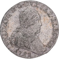 [#899401] Coin, German States, SAXONY-ALBERTINE, Friedrich August III, 2 Grosche