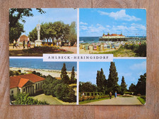 DDR-AK "Insel Usedom - Ahlbeck/Heringsdorf" ; gelaufen