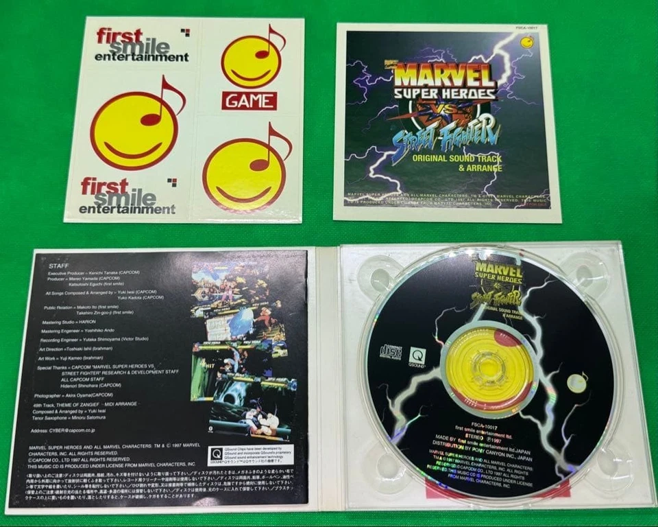 Marvel Super Heroes vs. Street Fighter Original Soundtrack & Arrangements CD - Image 3 of 3