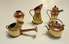 Lot of Vintage Miniature Dollhouse Copper and Brass Kitchen Ware, Japan — photo 2