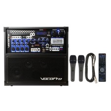 VocoPro, 4 Karaoke System-Portable, Black Hero-REC-BT
