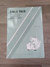 Baby Lock Manual BL3-416 *READ DESCRIPTION*