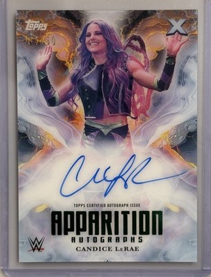 2025 Topps Exalted WWE Candice LeRae Apparition Autograph Auto 04/50