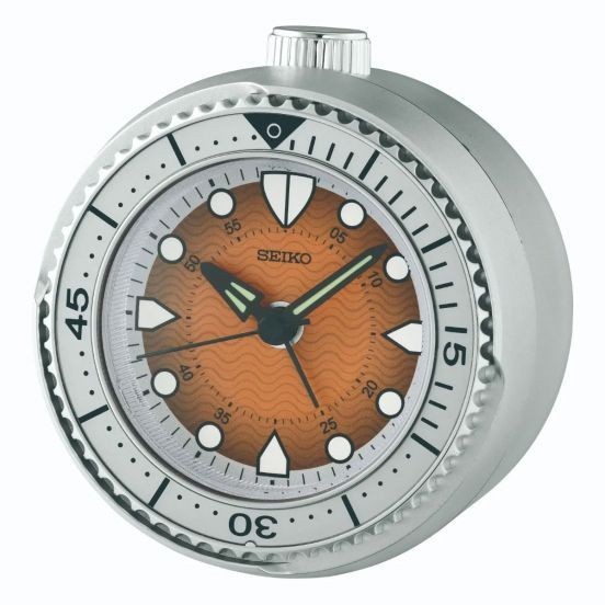 Seiko Alarm Clock Quiet Sweep Second Hand QHE207T NEW