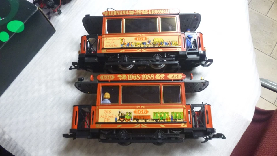 LGB Strassenbahn Zug Set LGB 20 Jahre Grossbahn 1988 (art.2999A)