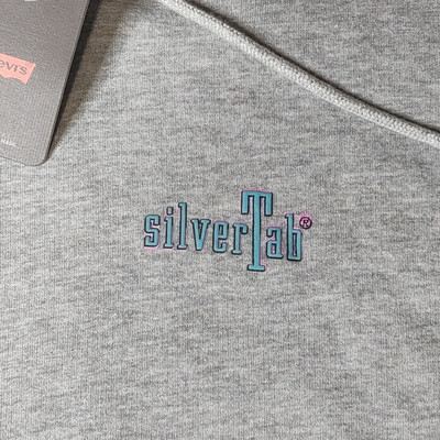 Levis - Silver Tab Hoodie - Gray Heather - Men's Size Large for