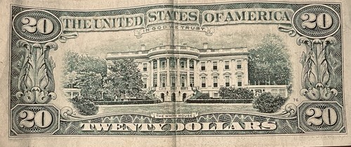 1993 $20 Dollar Bill - Andrew Jackson - Circulated - Picture 2 of 2
