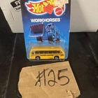 Vintage Hot Wheels Team Bus Workhorses Series - 3256 NRFP 1986  1:64