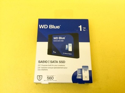 WD Blue SA510 1TB SATA 6Gb/s 2.5'' Internal SSD WDBB8H0010BNC New