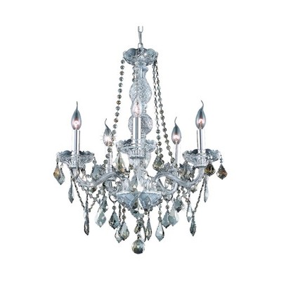 Elegant Lighting V7855D21C-GT/RC Verona Mini Chandelier Chrome