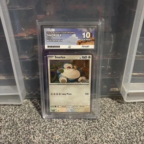 Snorlax #122 ACE 10 Gem Mint Cosmos Holo Pokemon S/V Black Star Promo