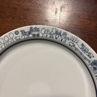 Dansk Bistro for Kids Childs 8.5” Plate Blue White Village Scene — photo 3