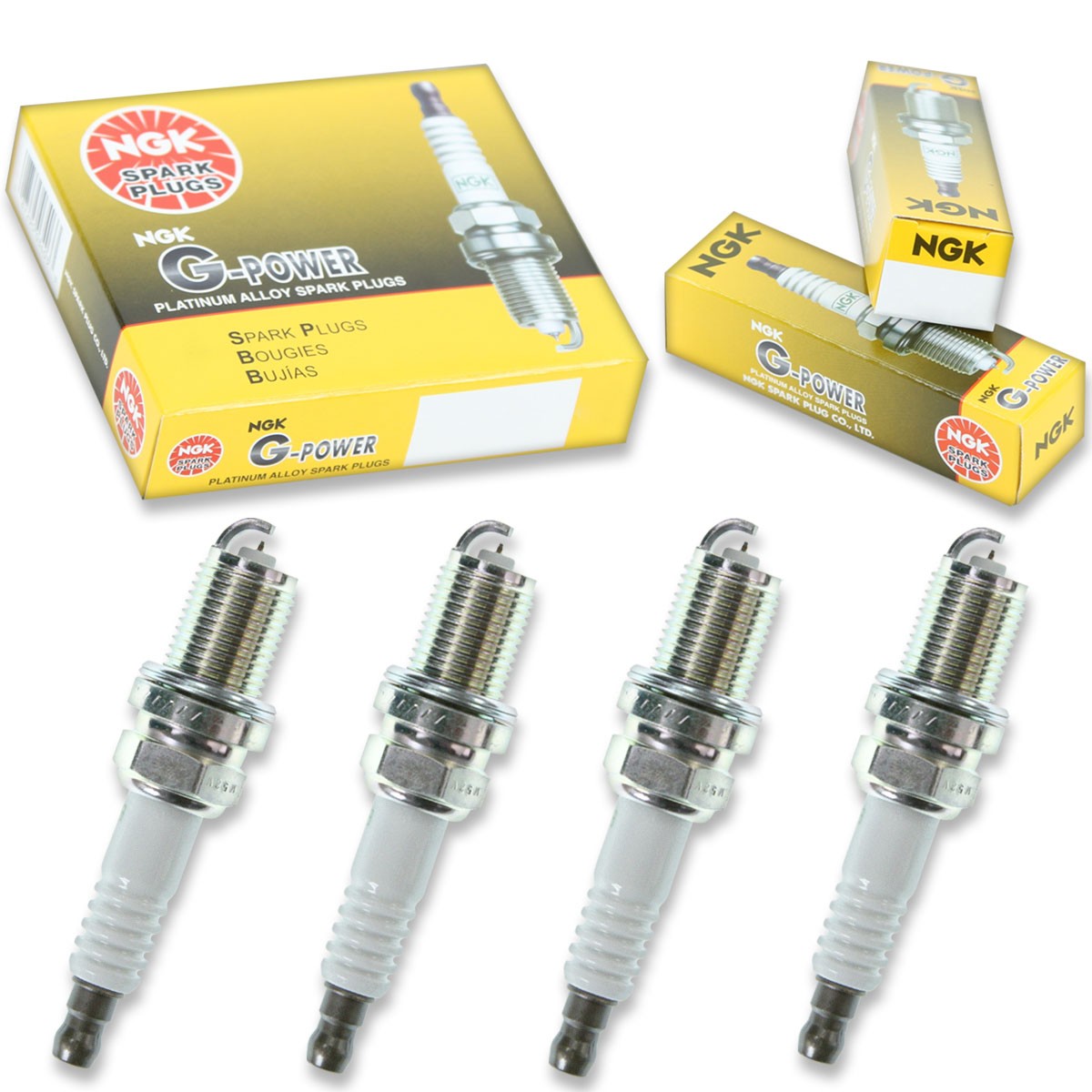 4 pcs NGK G-Power Spark Plugs for 1991-2001 Nissan Sentra 2.0L 1.6L L4 2.0L om