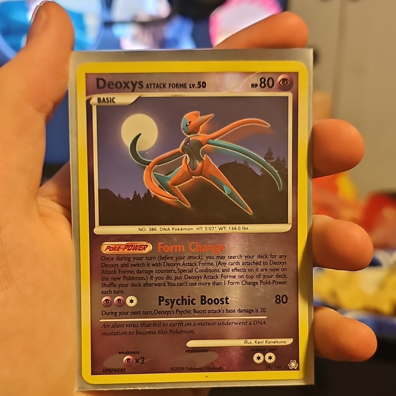 The Pokémon Company Deoxys Attack Forme Legends Awakened 24/146 Reverse Holo