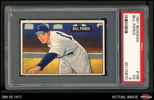1951 Bowman #196 Bill Pierce White Sox RC PSA 5 - EX