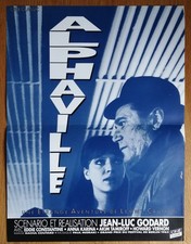 ALPHAVILLE jean-luc godard original french movie poster Rerelease