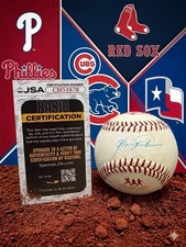 FERGIE JENKINS Signed Autographed Baseball HOF 91' - JSA