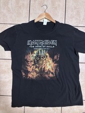 Iron Maiden The Book of Souls North America Tour 2017 Black T-Shirt XL