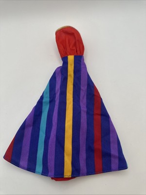 Barbie 4824 1REVERSIBLE FASHION Twice As Nice Double Dazzle Red Dress 1983 Vtg