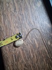 vintage one inch 12kgf oval etched locket and necklace — photo 3