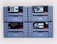 SNES Sports Games Lot 4 NBA 95 Madden 96 97 Winter Xtreme Super Nintendo Working