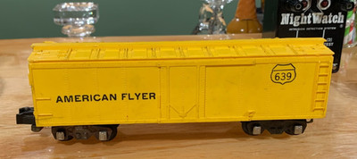Authentic 1950's American Flyer #639 Reefer Refrigerator Box Car Read