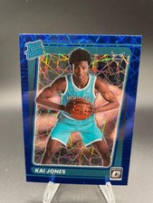 2021-22 Donruss Optic Kai Jones Rated Rookie Blue Velocity Prizm #182 - Hornets