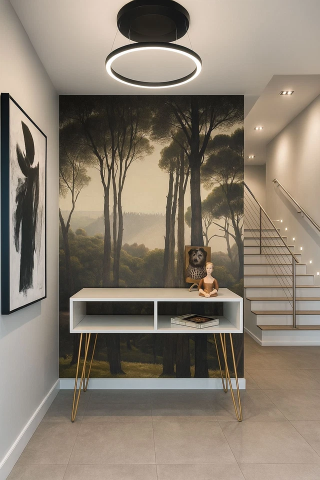 Schreibtisch Weiss Homeoffice Tisch Computertisch Holztisch Bürotisch Skandi - Bild 3 von 4