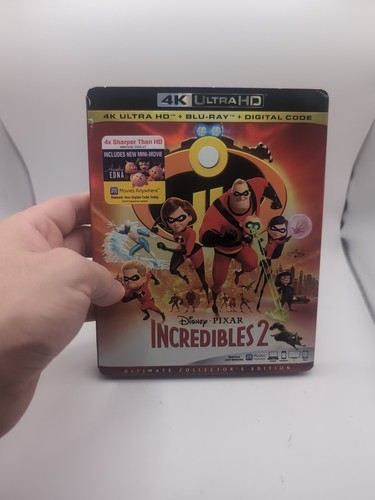Incredibles 2 4K Ultra HD Bluray/Bluray w/ Slipcover