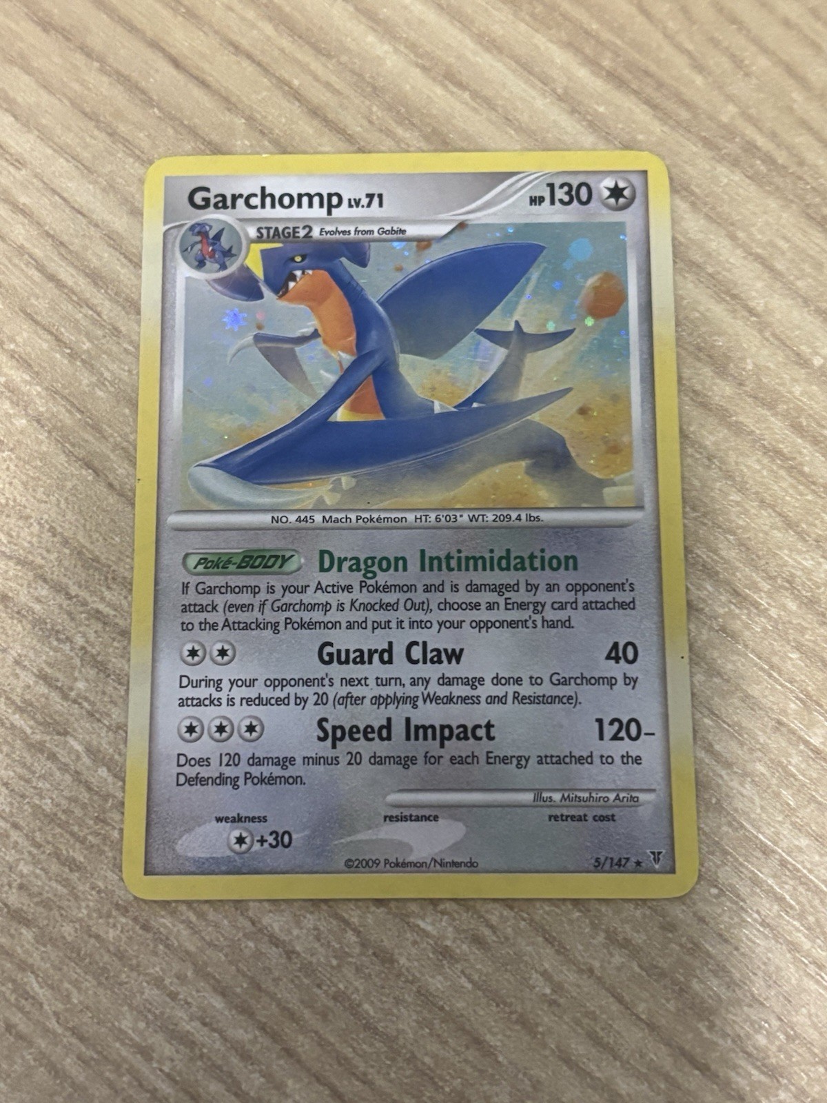 Garchomp 5/147 Supreme Victors Holo Lightly Played Condition Pokemon Card
