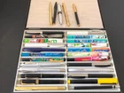 29 x PELIKAN AND OTHER PENS in SIGNUM BOX  VINTAGE COLLECTION