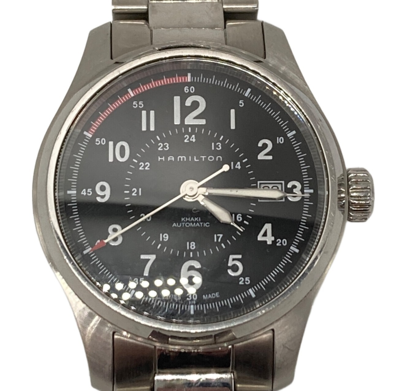 Hamilton Khaki Field H705950 Automatic Date Mens Watch Japan Import