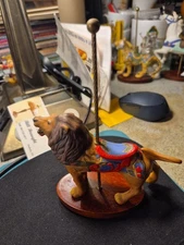 Vintage Franklin Mint The Treasury Of Carousel Art Lion  William Manns 1988