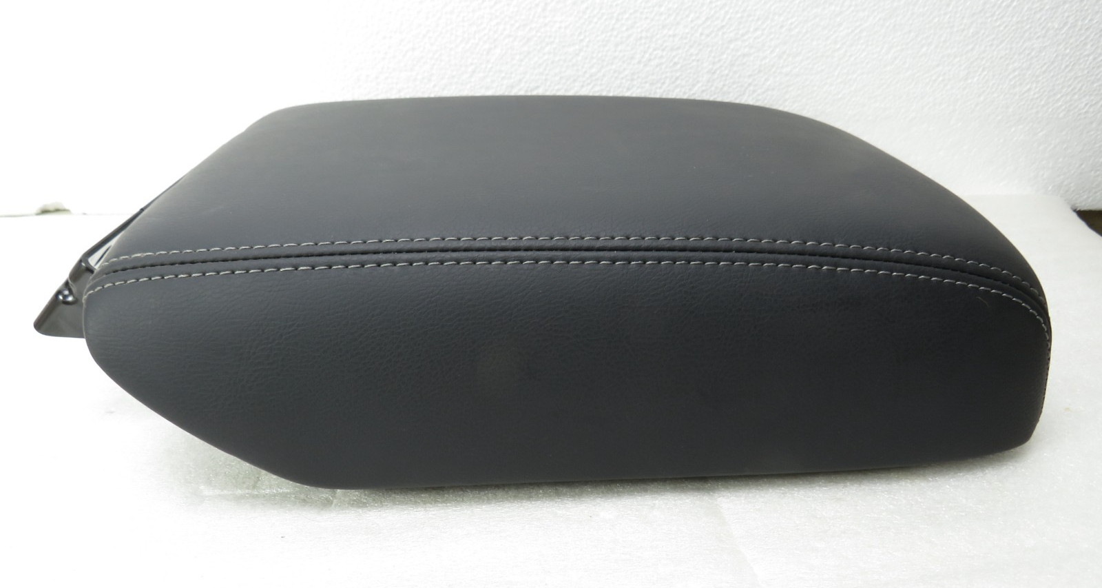 Nissan 96920 3KA1A VG22 Console Lid, Black Leather with Grey Stitches LC