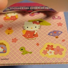 Sanrio Hello Kitty Multicolor Glossy Paper Stickers 5 Sheets 2010