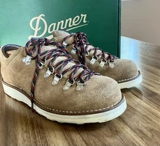 DANNER MT MOUNTAIN RIDGE LOW HIKING BOOTS Shoes Vibram US9.5 Brown