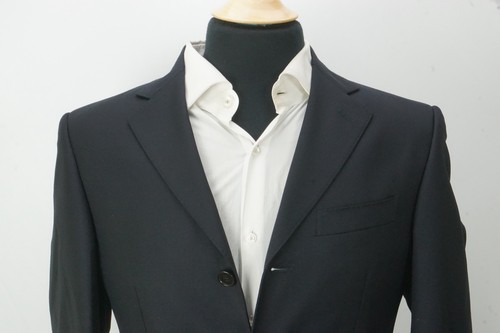 Hermès, Hermes Uniform Security S100s Wool Marine Blue Sport Coat Jacket 52R EU NEW
