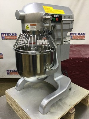 Winco Spectrum EMP-10 10 Qt Countertop Commercial Planetary Mixer 3 Attachments